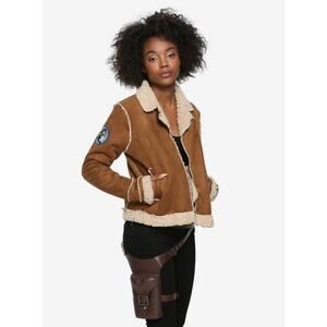 Her Universe NWT Shadow of the Tomb Raider Women's Junior Medium Aviator Jacket